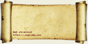 Andjelina Šijakov vizit kartica